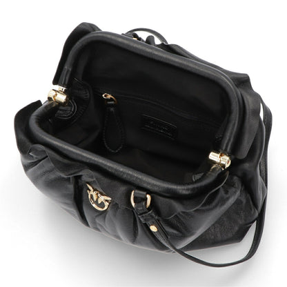 PINKO ショルダーバッグ ブラック レザー 1P22BG-Y7FQ