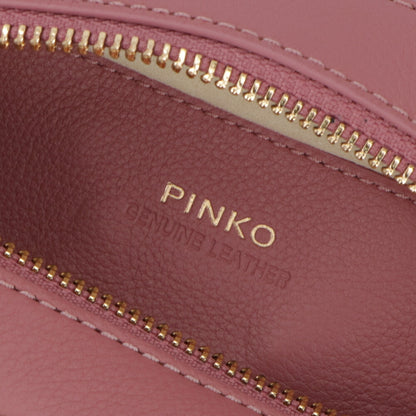 PINKO ショルダーバッグ ピンク レザー キルティング 1P21QY-Y677