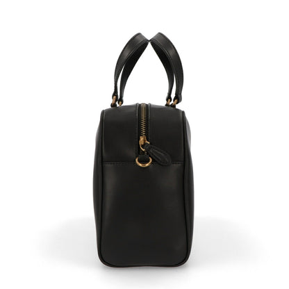 PINKO ハンドバッグ ブラック レザー ショルダーバッグ 1P22GJ-Y6XT