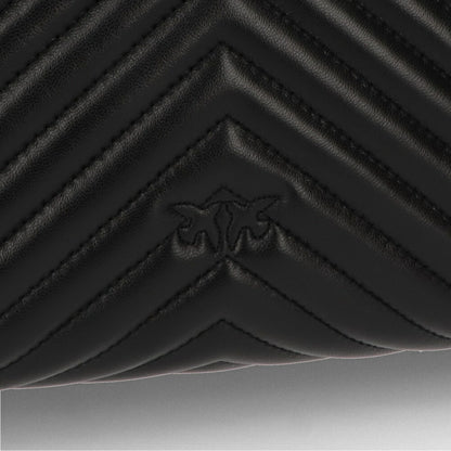 PINKO ハンドバッグ ブラウン ブラック キルティング ショルダーバッグ 100042-A0GK