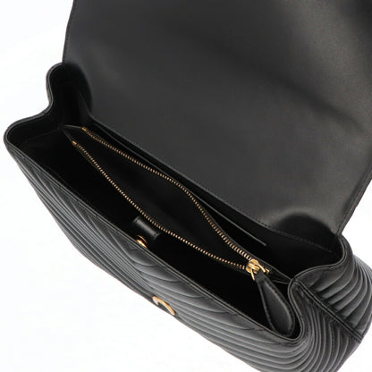 PINKO ハンドバッグ ブラウン ブラック キルティング ショルダーバッグ 100042-A0GK