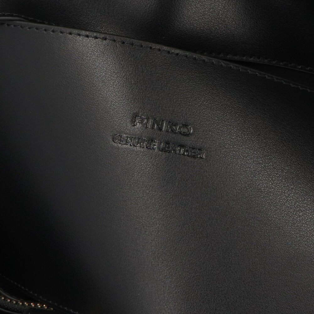 PINKO ハンドバッグ ブラウン ブラック キルティング ショルダーバッグ 100042-A0GK