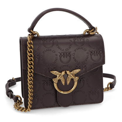 PINKO ハンドバッグ ピンク パープル レザー ショルダーバッグ 1P22VP-A042