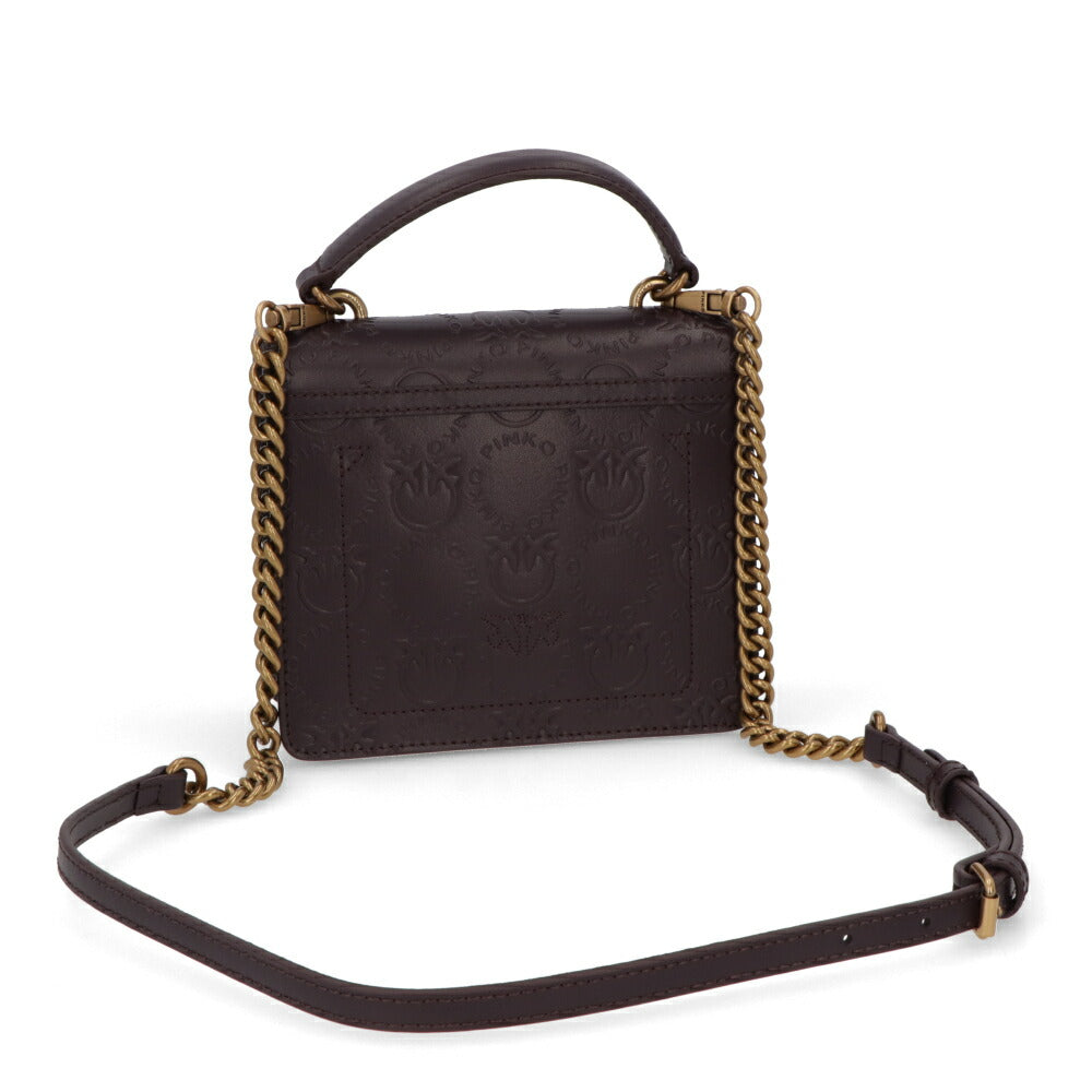 PINKO ハンドバッグ ピンク パープル レザー ショルダーバッグ 1P22VP-A042