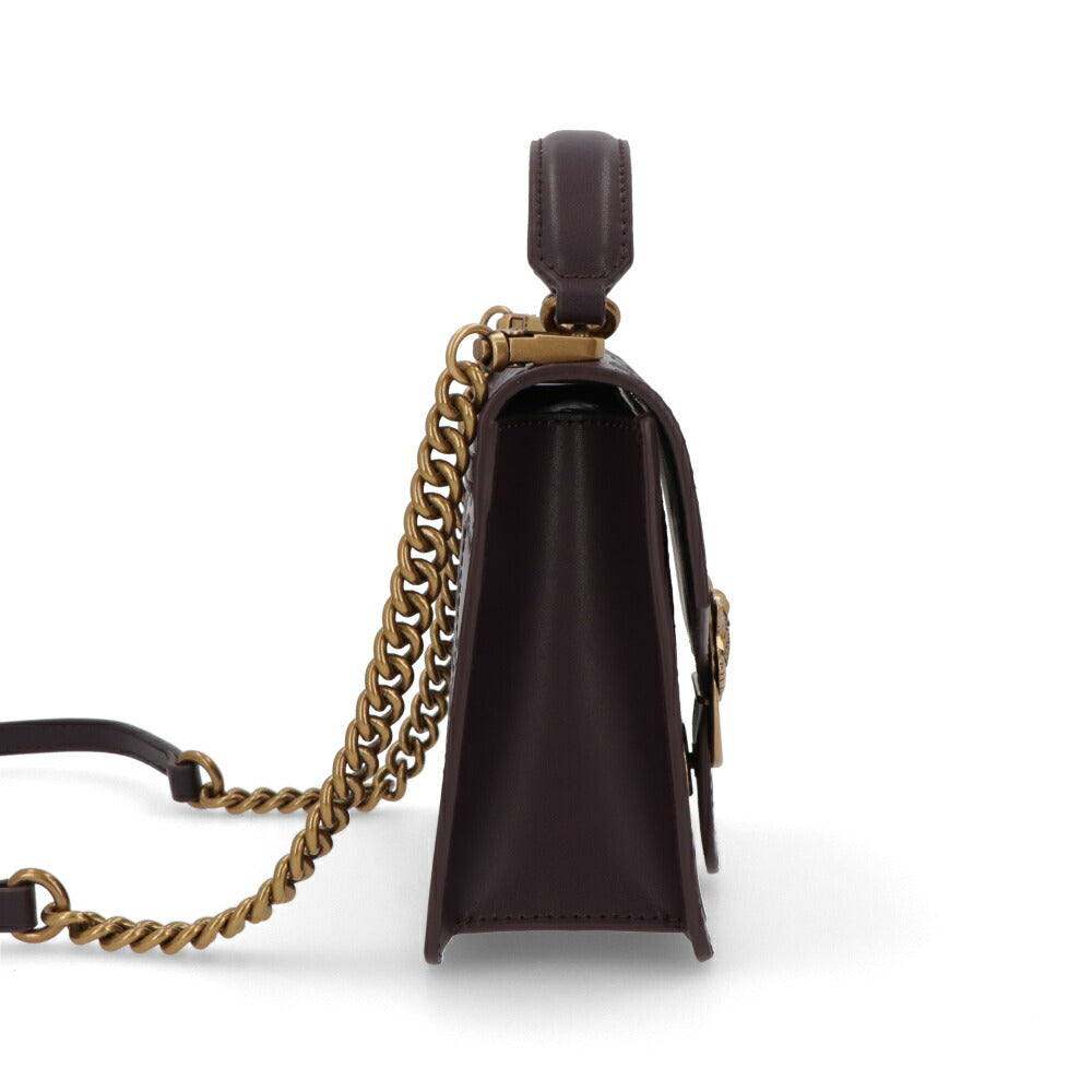 PINKO ハンドバッグ ピンク パープル レザー ショルダーバッグ 1P22VP-A042