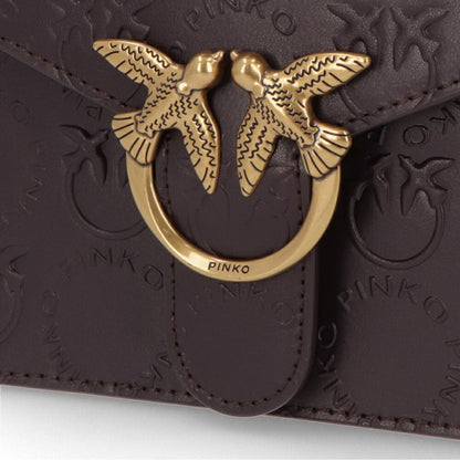 PINKO ハンドバッグ ピンク パープル レザー ショルダーバッグ 1P22VP-A042