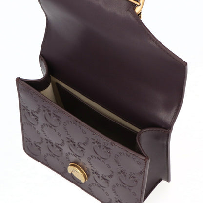 PINKO ハンドバッグ ピンク パープル レザー ショルダーバッグ 1P22VP-A042