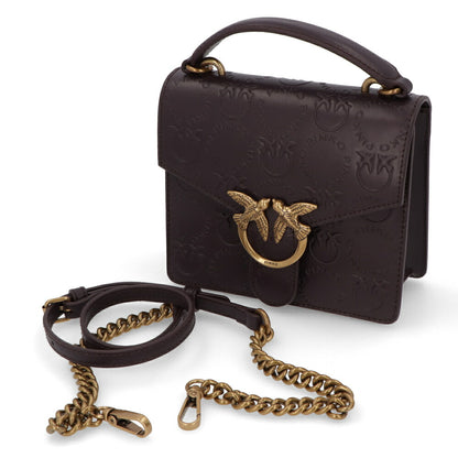 PINKO ハンドバッグ ピンク パープル レザー ショルダーバッグ 1P22VP-A042