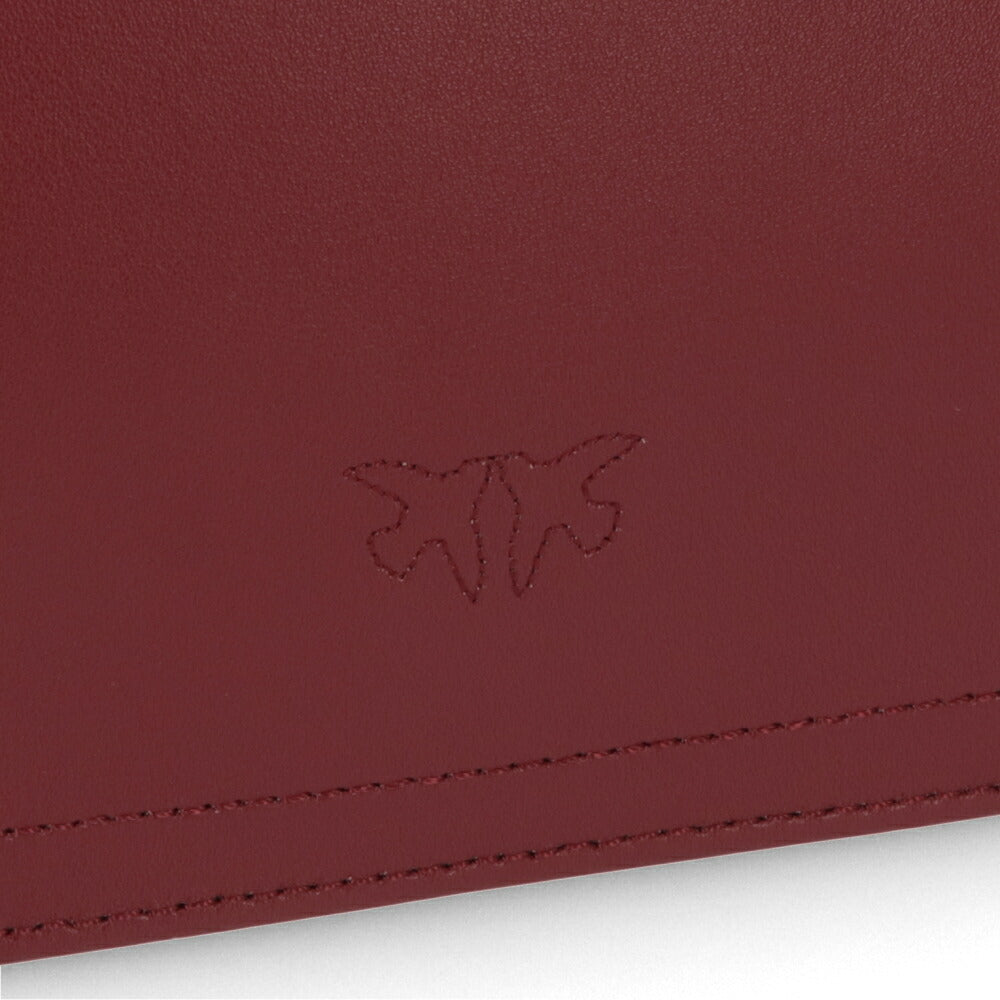 PINKO ハンドバッグ レッド レザー ショルダーバッグ 1P22AK-Y6XT