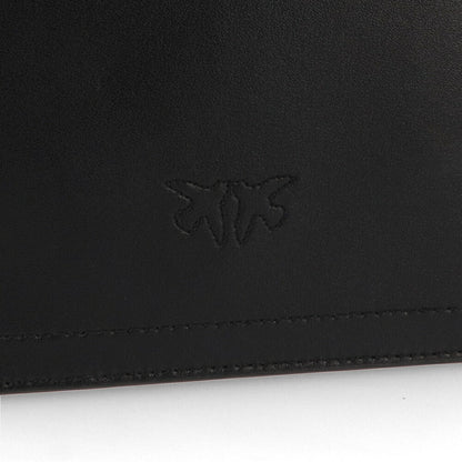PINKO ハンドバッグ ブラック レザー ショルダーバッグ 1P221V-Y6XT