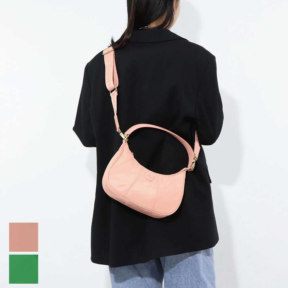 PINKO ハンドバッグ ピンク グリーン ショルダーバッグ 1P22KS-Y7UX