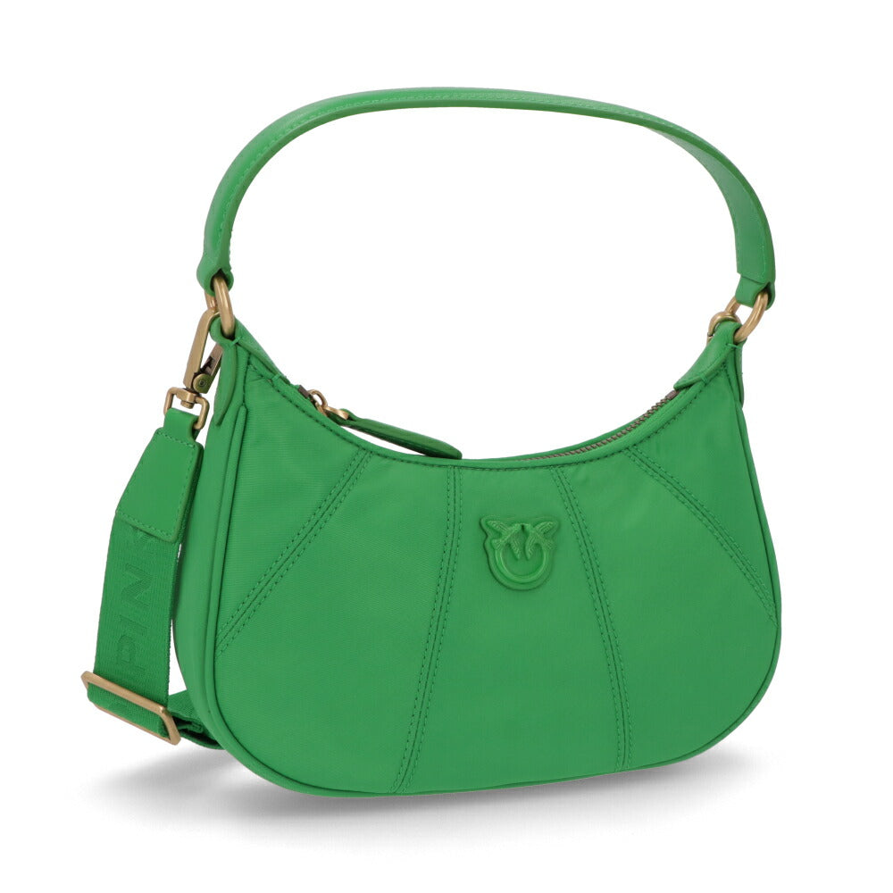 PINKO ハンドバッグ ピンク グリーン ショルダーバッグ 1P22KS-Y7UX