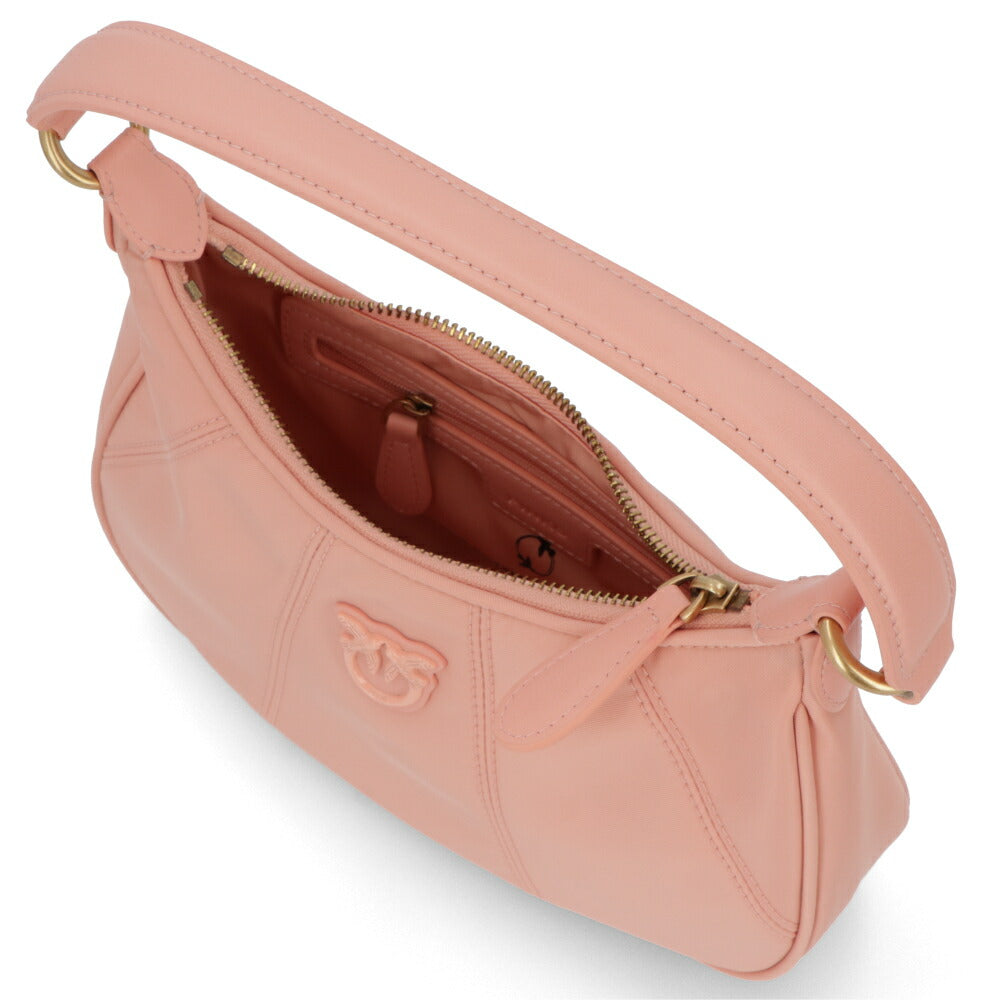 PINKO ハンドバッグ ピンク グリーン ショルダーバッグ 1P22KS-Y7UX