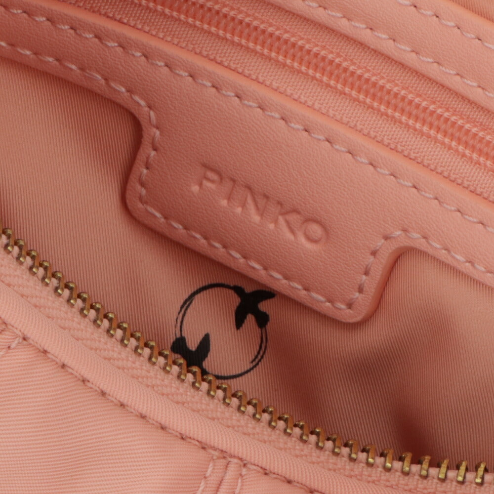 PINKO ハンドバッグ ピンク グリーン ショルダーバッグ 1P22KS-Y7UX