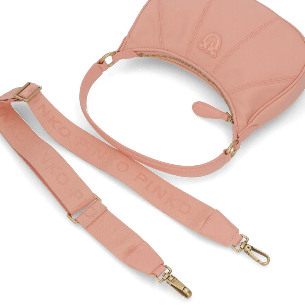 PINKO ハンドバッグ ピンク グリーン ショルダーバッグ 1P22KS-Y7UX