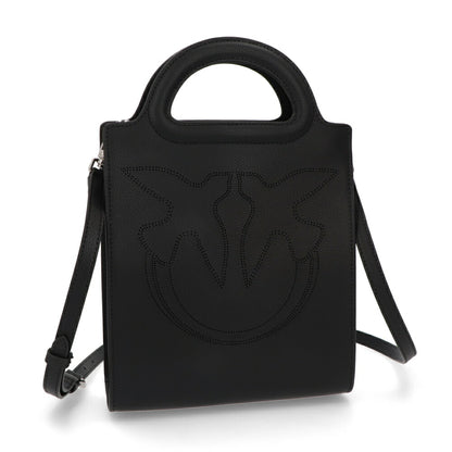 PINKO ハンドバッグ ブラウン ブラック レザー ショルダーバッグ 1P22LZ-Y7TH