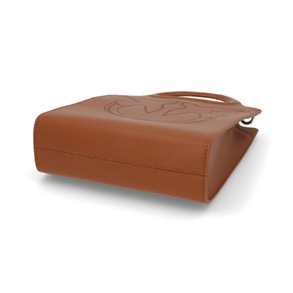 PINKO ハンドバッグ ブラウン ブラック レザー ショルダーバッグ 1P22LZ-Y7TH