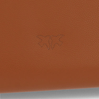 PINKO ハンドバッグ ブラウン ブラック レザー ショルダーバッグ 1P22LZ-Y7TH