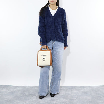 PINKO ハンドバッグ ブラウン ブラック ショルダーバッグ 1P22MV-Y7V3