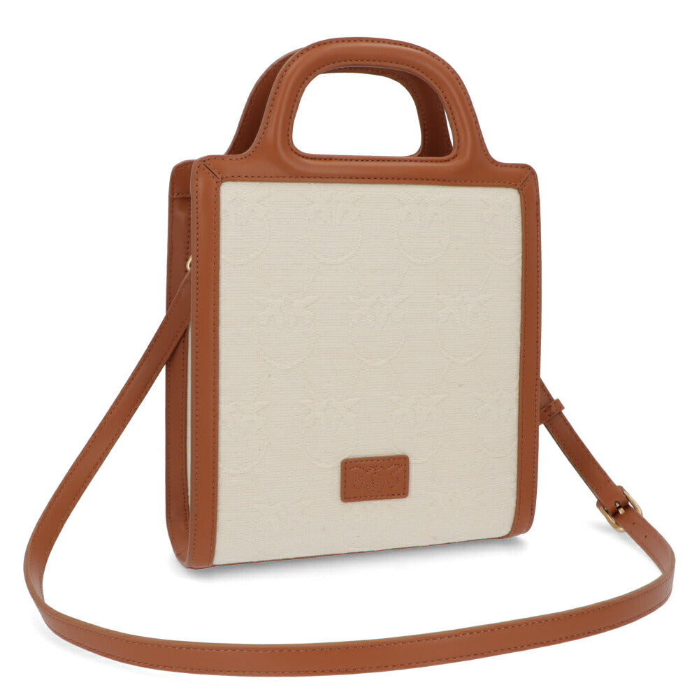 PINKO ハンドバッグ ブラウン ブラック ショルダーバッグ 1P22MV-Y7V3