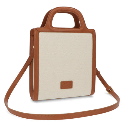 PINKO ハンドバッグ ブラウン ブラック ショルダーバッグ 1P22MV-Y7V3