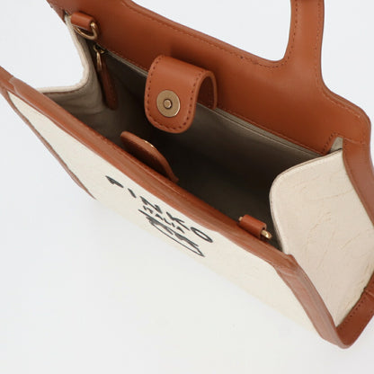 PINKO ハンドバッグ ブラウン ブラック ショルダーバッグ 1P22MV-Y7V3