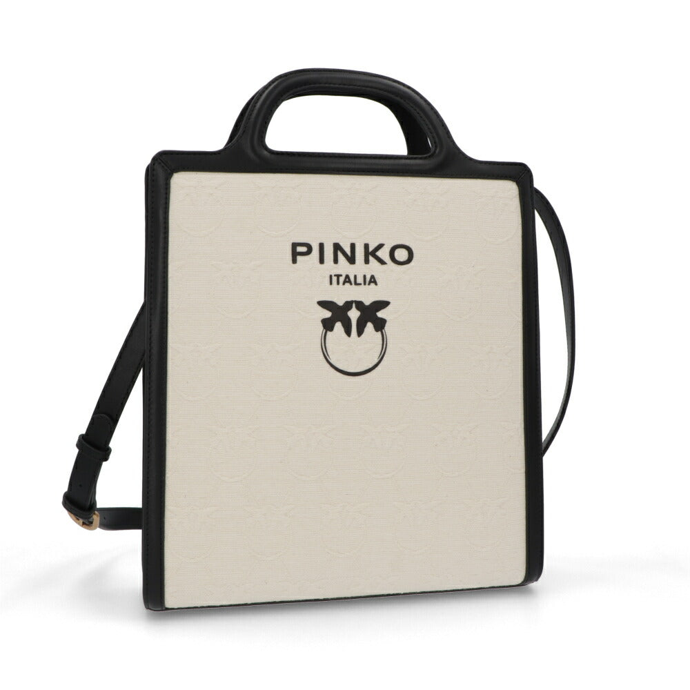 PINKO ハンドバッグ ブラウン ブラック ショルダーバッグ 1P22MU-Y7V3