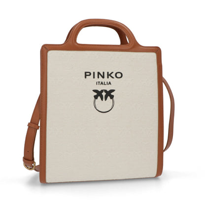 PINKO ハンドバッグ ブラウン ブラック ショルダーバッグ 1P22MU-Y7V3