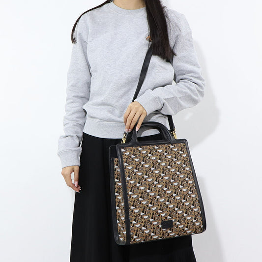 PINKO ハンドバッグ ブラウン ブラック  ショルダーバッグ 1P22LQ-Y7TG