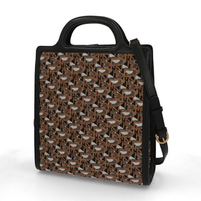 PINKO ハンドバッグ ブラウン ブラック  ショルダーバッグ 1P22LQ-Y7TG