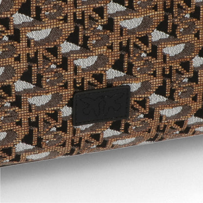 PINKO ハンドバッグ ブラウン ブラック  ショルダーバッグ 1P22LQ-Y7TG