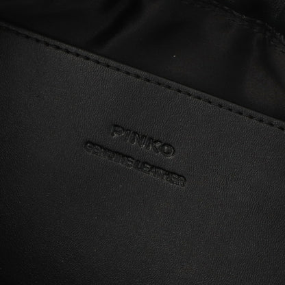 PINKO ハンドバッグ ブラック ミニバッグ レザー 100192-A0F2