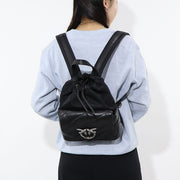 PINKO リュック ブラック バックパック レザー ナイロン キルティング 1P22LG-Y85R