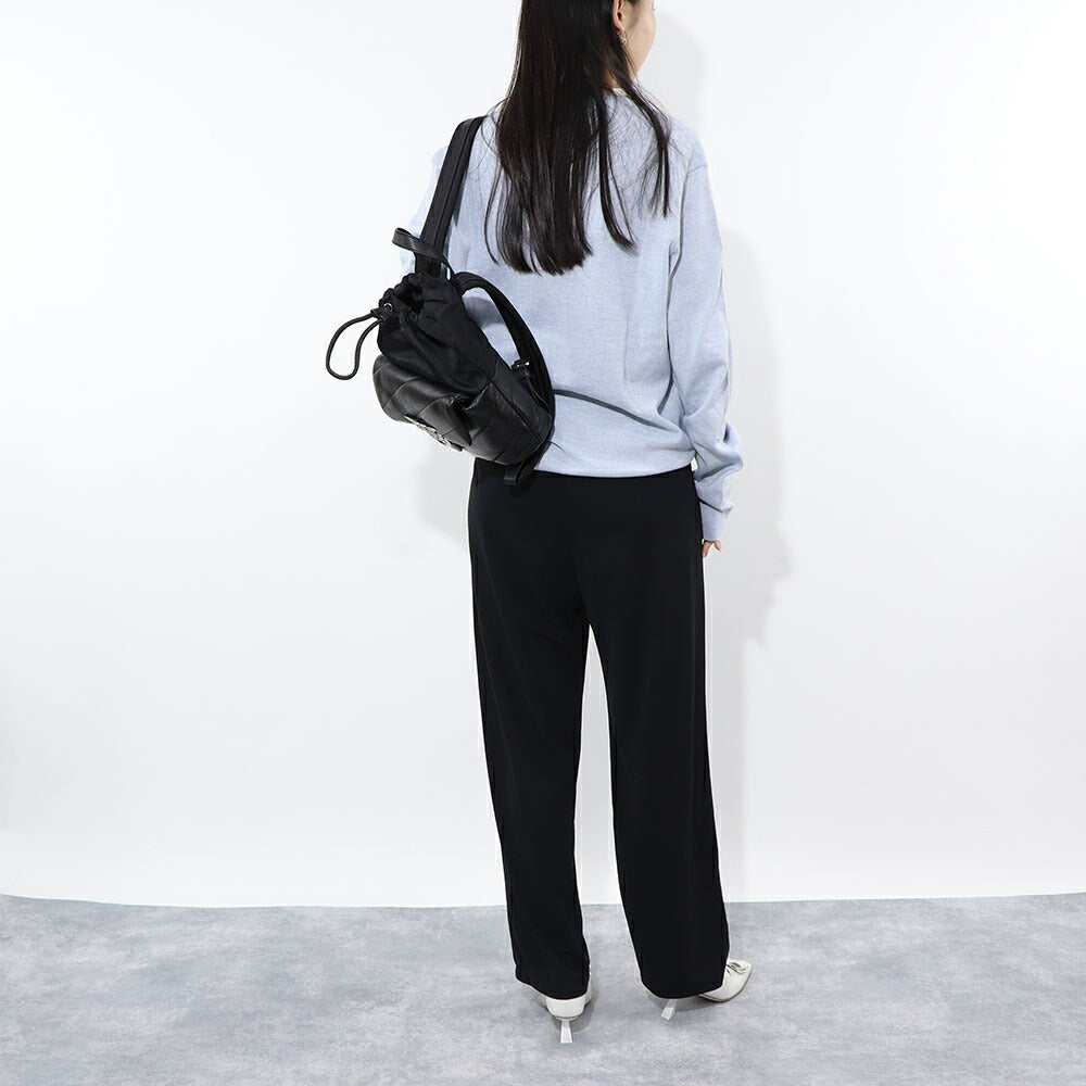 PINKO リュック ブラック バックパック レザー ナイロン キルティング 1P22LG-Y85R