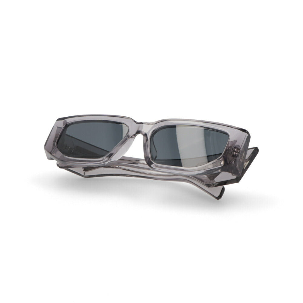 PRADA アイウェア サングラス グレー系 トライアングルロゴ メタルロゴ SPR09Z E18S