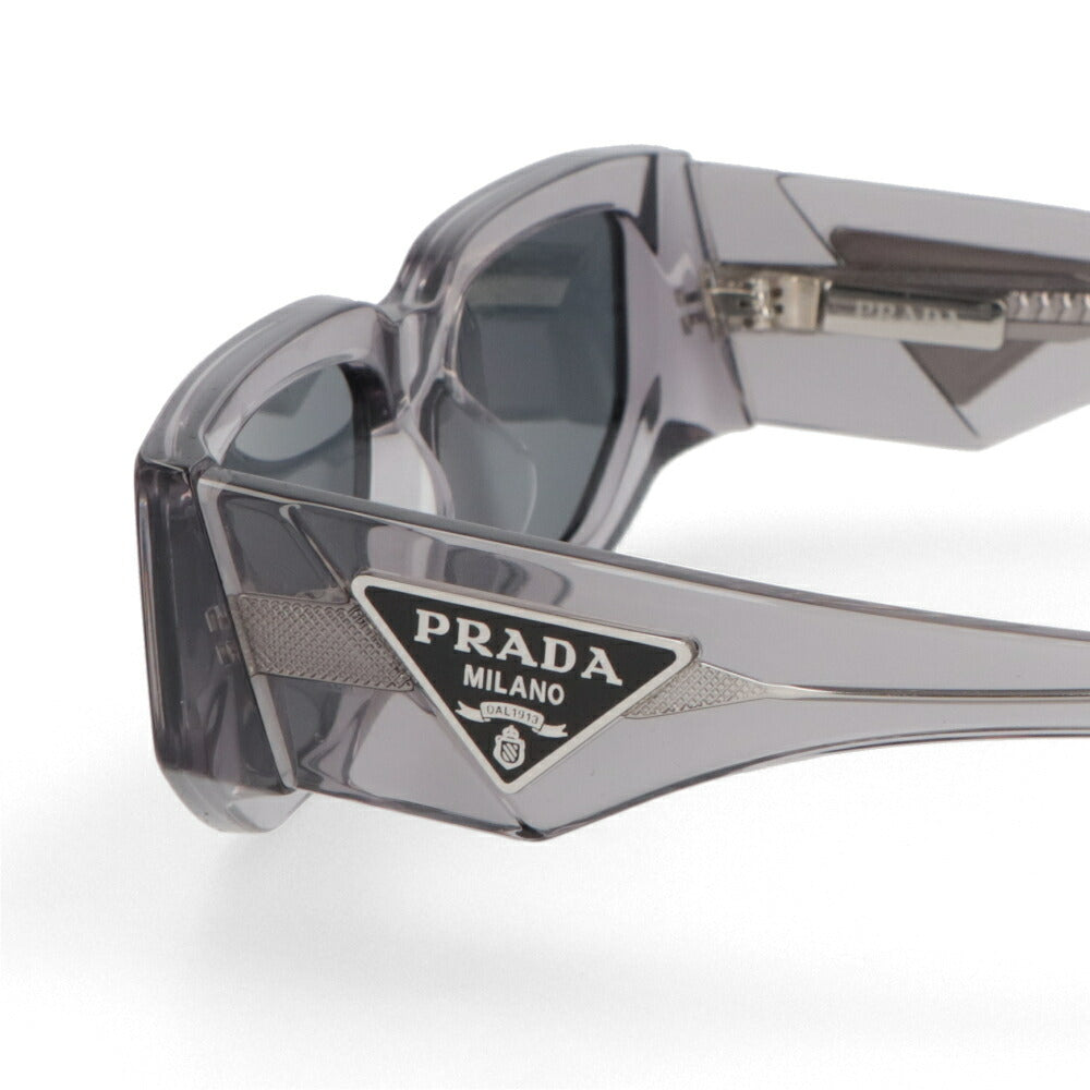 PRADA アイウェア サングラス グレー系 トライアングルロゴ メタルロゴ SPR09Z E18S