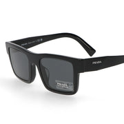 PRADA アイウェア サングラス ユニセックス シンボル サングラス ブラック アセテートサングラス トライアングルロゴ SPR19W E1AB