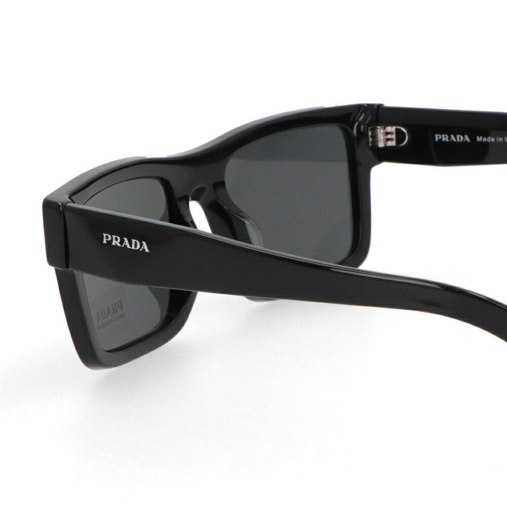 PRADA アイウェア サングラス ユニセックス シンボル サングラス ブラック アセテートサングラス トライアングルロゴ SPR19W E1AB
