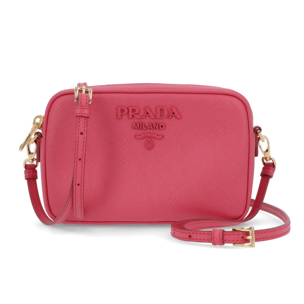 PRADA ショルダーバッグ ピンク サフィアーノレザー