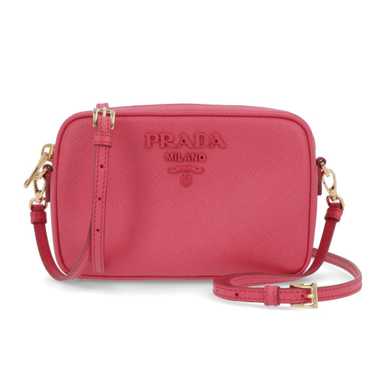 PRADA ショルダーバッグ ピンク サフィアーノレザー