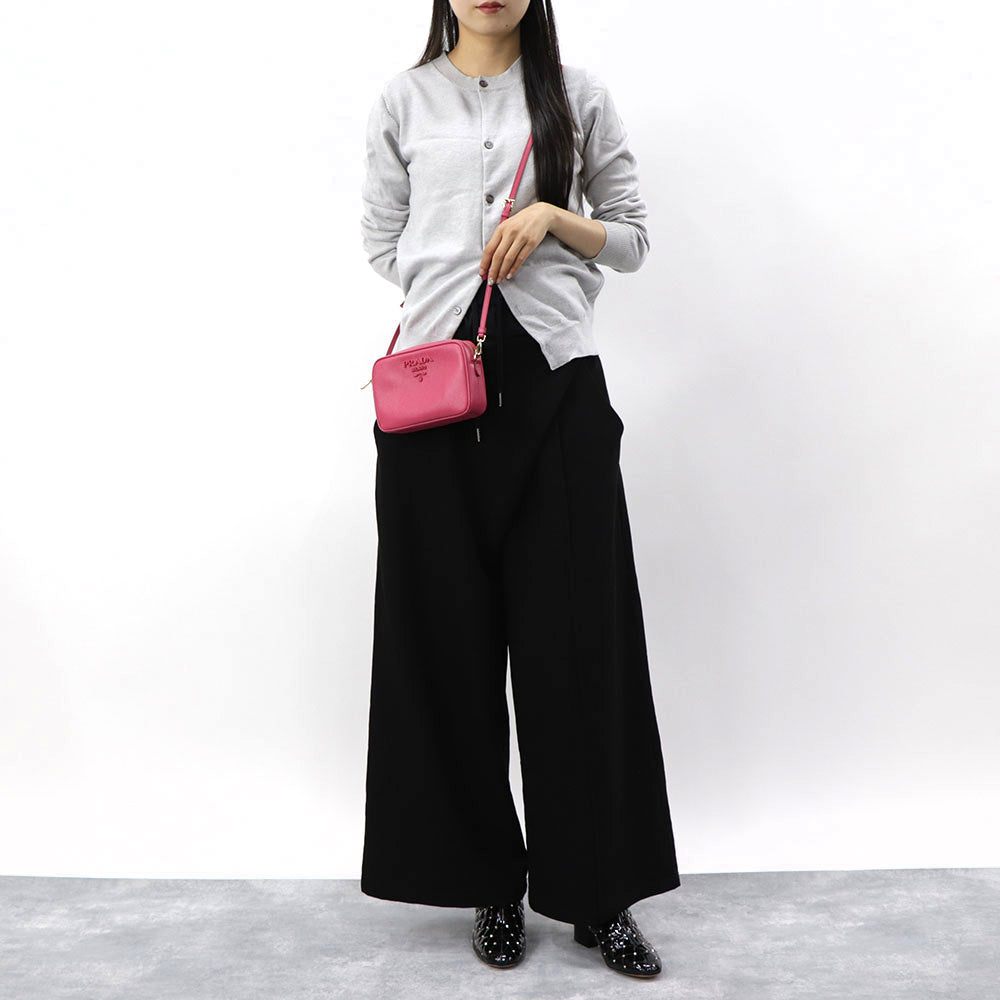 PRADA ショルダーバッグ ピンク サフィアーノレザー