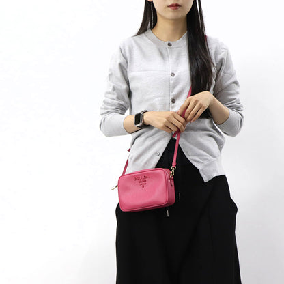 PRADA ショルダーバッグ ピンク サフィアーノレザー