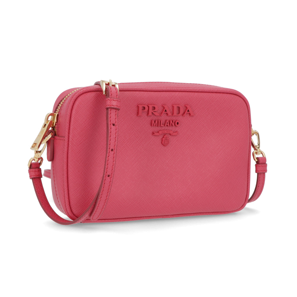 PRADA ショルダーバッグ ピンク サフィアーノレザー
