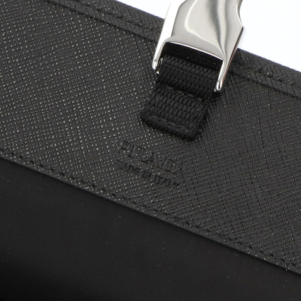 PRADA プラダ ユニセックス バッグ ボディバッグ ブラック ReNylon レザー スマホホルダー ミニバッグ 2ZH108 2DMH F0002