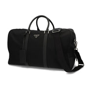 PRADA ボストンバッグ TESSUTO+SAFFIANO トライアングル