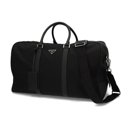 PRADA ボストンバッグ TESSUTO+SAFFIANO トライアングル