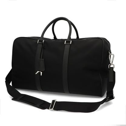 PRADA ボストンバッグ TESSUTO+SAFFIANO トライアングル