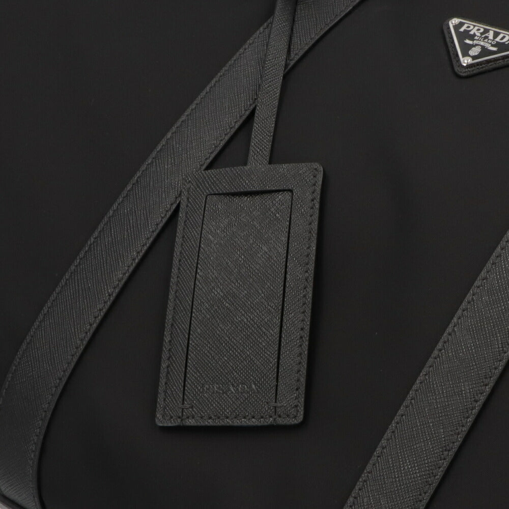 PRADA ボストンバッグ TESSUTO+SAFFIANO トライアングル