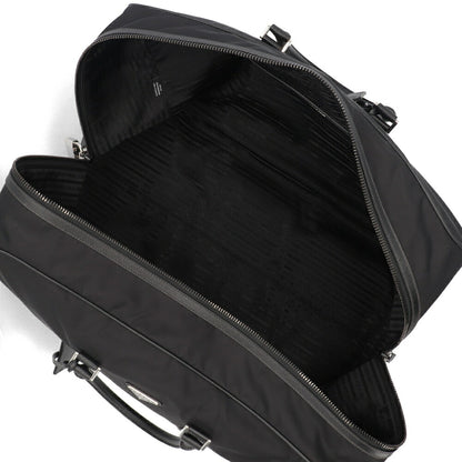 PRADA ボストンバッグ TESSUTO+SAFFIANO トライアングル