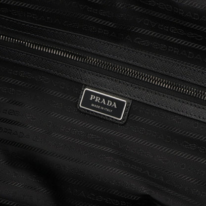 PRADA ボストンバッグ TESSUTO+SAFFIANO トライアングル